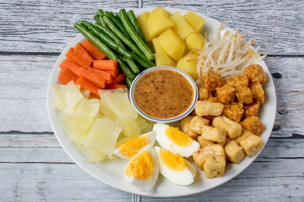 Photo Gado Gado (Indonesian salad with peanut sauce) in Banda Aceh